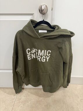 Spiritual Gangster Medium Green Cosmic Energy Hoodie. 💚⚡️